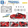 ZHEGAO QL0492 0492 non  FERRARI 458 LÙI LẠI bộ đồ chơi xếp lắp ráp ghép mô hình  FAL 458 Kỹ Thuật Công Nghệ Cao Mô Hình Phương Tiện 384 khối
