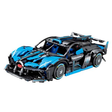 SEMBO WEKKI VIGGI 715000 non  TÍCH LŨY CRAZY BIAO BUGATTI X TORNADO tỷ lệ 1:14 bộ đồ chơi xếp lắp ráp ghép mô hình  BUGATTI BOLIDE Kỹ Thuật Công Nghệ Cao Mô Hình Phương Tiện 1499 khối