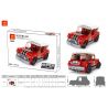 WANGE 2885 non  BMW MINI MÀU ĐỎ bộ đồ chơi xếp lắp ráp ghép mô hình Speed Champions Racing Cars SUPER CHAMPIONS Đua Xe Công Thức 115 khối