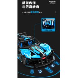 SEMBO WEKKI VIGGI 715000 non  TÍCH LŨY CRAZY BIAO BUGATTI X TORNADO tỷ lệ 1:14 bộ đồ chơi xếp lắp ráp ghép mô hình  BUGATTI BOLIDE Kỹ Thuật Công Nghệ Cao Mô Hình Phương Tiện 1499 khối