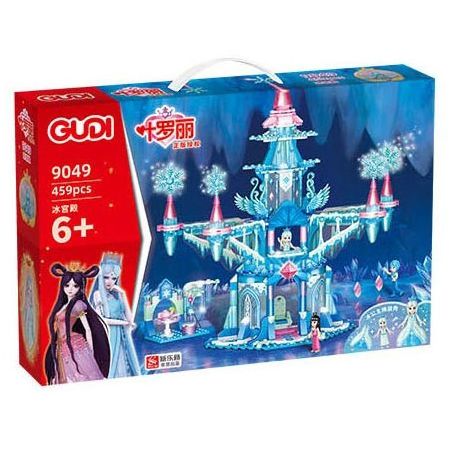 GUDI 9049 non  CUNG ĐIỆN BĂNG bộ đồ chơi xếp lắp ráp ghép mô hình Yeloli 459 khối