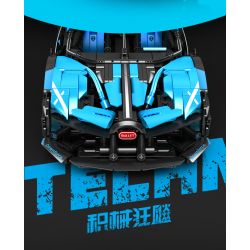 SEMBO WEKKI VIGGI 715000 non  TÍCH LŨY CRAZY BIAO BUGATTI X TORNADO tỷ lệ 1:14 bộ đồ chơi xếp lắp ráp ghép mô hình  BUGATTI BOLIDE Kỹ Thuật Công Nghệ Cao Mô Hình Phương Tiện 1499 khối