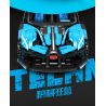 SEMBO WEKKI VIGGI 715000 non  TÍCH LŨY CRAZY BIAO BUGATTI X TORNADO tỷ lệ 1:14 bộ đồ chơi xếp lắp ráp ghép mô hình  BUGATTI BOLIDE Kỹ Thuật Công Nghệ Cao Mô Hình Phương Tiện 1499 khối