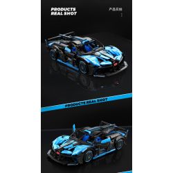 SEMBO WEKKI VIGGI 715000 non  TÍCH LŨY CRAZY BIAO BUGATTI X TORNADO tỷ lệ 1:14 bộ đồ chơi xếp lắp ráp ghép mô hình  BUGATTI BOLIDE Kỹ Thuật Công Nghệ Cao Mô Hình Phương Tiện 1499 khối