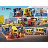 GUANGZHOU METRO TME20205 20205 non  TRẠM BẢO TRÌ TÀU ĐIỆN NGẦM bộ đồ chơi xếp lắp ráp ghép mô hình Trains Tàu Hỏa 456 khối