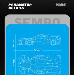 SEMBO WEKKI VIGGI 715000 non  TÍCH LŨY CRAZY BIAO BUGATTI X TORNADO tỷ lệ 1:14 bộ đồ chơi xếp lắp ráp ghép mô hình  BUGATTI BOLIDE Kỹ Thuật Công Nghệ Cao Mô Hình Phương Tiện 1499 khối