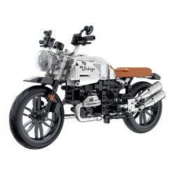 COGO 15803C non  XE MÁY CỔ ĐIỂN bộ đồ chơi xếp lắp ráp ghép mô hình  TECH-STORM Kỹ Thuật Công Nghệ Cao Mô Hình Phương Tiện 631 khối