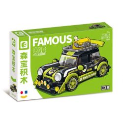 SEMBO WEKKI VIGGI 714014 non  THẾ GIỚI XE HƠI SANG TRỌNG TRUY TÌM KHO BÁU bộ đồ chơi xếp lắp ráp ghép mô hình Speed Champions Racing Cars Đua Xe Công Thức 315 khối