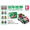 SEMBO WEKKI VIGGI 714012 non  THẾ GIỚI XE SANG BAN NHẠC CARNIVAL BK.8 bộ đồ chơi xếp lắp ráp ghép mô hình Speed Champions Racing Cars Đua Xe Công Thức 330 khối