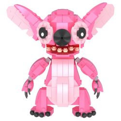 HC MAGIC XZ002 non  LILO & STITCH THIÊN THẦN bộ đồ chơi xếp lắp ráp ghép mô hình 350 khối