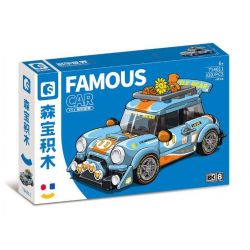 SEMBO WEKKI VIGGI 714011 non  THẾ GIỚI XE SANG HÀNH TRÌNH CỦA GẤU bộ đồ chơi xếp lắp ráp ghép mô hình Speed Champions Racing Cars Đua Xe Công Thức 320 khối