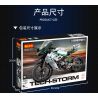 COGO 15803B non  ĐẦU MÁY HẠNG NẶNG KAWASAKI bộ đồ chơi xếp lắp ráp ghép mô hình  TECH-STORM Kỹ Thuật Công Nghệ Cao Mô Hình Phương Tiện 630 khối