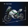 COGO 15803B non  ĐẦU MÁY HẠNG NẶNG KAWASAKI bộ đồ chơi xếp lắp ráp ghép mô hình  TECH-STORM Kỹ Thuật Công Nghệ Cao Mô Hình Phương Tiện 630 khối