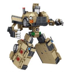 PanlosBrick 659012 Panlos Brick 659012 non  THỢ MÁY XE BỌC THÉP bộ đồ chơi xếp lắp ráp ghép mô hình MILITARY 611 khối