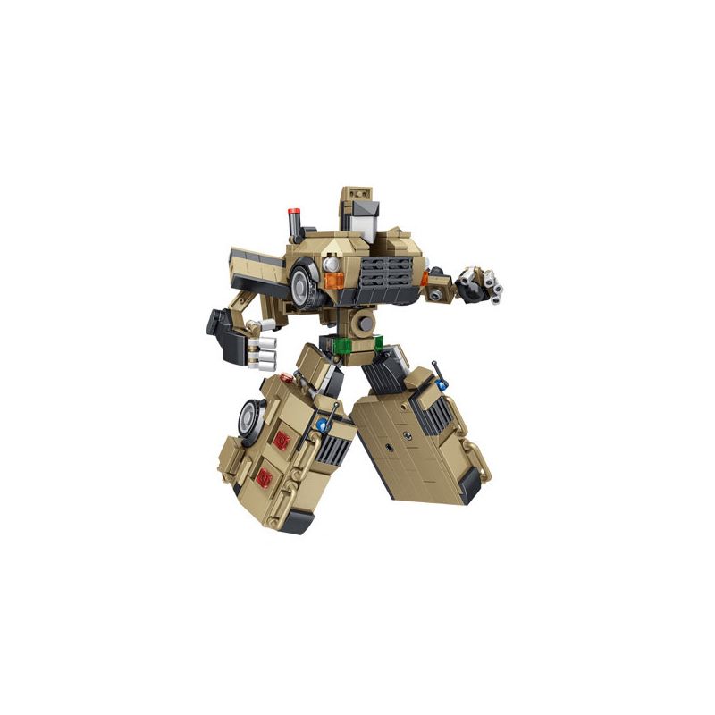 PanlosBrick 659012 Panlos Brick 659012 non  THỢ MÁY XE BỌC THÉP bộ đồ chơi xếp lắp ráp ghép mô hình MILITARY 611 khối