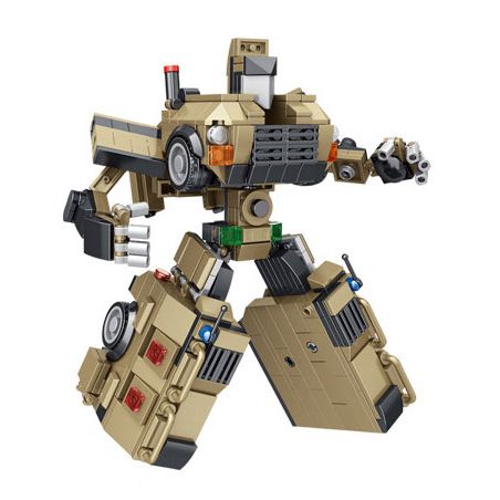 PanlosBrick 659012 Panlos Brick 659012 non  THỢ MÁY XE BỌC THÉP bộ đồ chơi xếp lắp ráp ghép mô hình MILITARY 611 khối