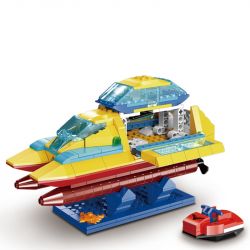 XINGBAO XB-18012 18012 XB18012 non  CATAMARAN ĐIỆN bộ đồ chơi xếp lắp ráp ghép mô hình POWER CATAMARAN 327 khối