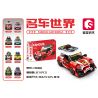 SEMBO WEKKI VIGGI 714008 non  THẾ GIỚI XE SANG SẴN SÀNG LÊN ĐƯỜNG bộ đồ chơi xếp lắp ráp ghép mô hình Speed Champions Racing Cars Đua Xe Công Thức 317 khối