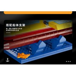 XINGBAO XB-18012 18012 XB18012 non  CATAMARAN ĐIỆN bộ đồ chơi xếp lắp ráp ghép mô hình POWER CATAMARAN 327 khối