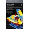 XINGBAO XB-18012 18012 XB18012 non  CATAMARAN ĐIỆN bộ đồ chơi xếp lắp ráp ghép mô hình POWER CATAMARAN 327 khối