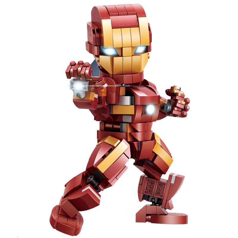 QIAO LE TONG 1502 non  CHIẾN TRANH THÉP bộ đồ chơi xếp lắp ráp ghép mô hình IRON WARRIOR 622 khối