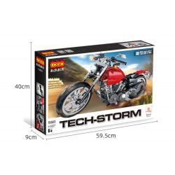 COGO 15803 non  ĐẦU MÁY HẠNG NẶNG bộ đồ chơi xếp lắp ráp ghép mô hình  TECH-STORM Kỹ Thuật Công Nghệ Cao Mô Hình Phương Tiện 603 khối