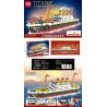 MINGDI K0237 0237 non  TÀU TITANIC bộ đồ chơi xếp lắp ráp ghép mô hình Movie & Game Phim Và Trò Chơi 586 khối