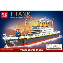 MINGDI K0237 0237 non  TÀU TITANIC bộ đồ chơi xếp lắp ráp ghép mô hình Movie & Game Phim Và Trò Chơi 586 khối