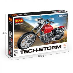 COGO 15803 non  ĐẦU MÁY HẠNG NẶNG bộ đồ chơi xếp lắp ráp ghép mô hình  TECH-STORM Kỹ Thuật Công Nghệ Cao Mô Hình Phương Tiện 603 khối