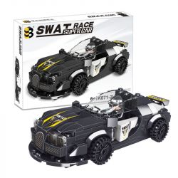 B BRAND K071-2 071-2 non  XE CẢNH SÁT DUBAI bộ đồ chơi xếp lắp ráp ghép mô hình Speed Champions Racing Cars Đua Xe Công Thức 208 khối