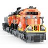 COGO 4203 non  ĐƯỜNG SẮT BURLINGTON BẮC SANTA FE TÀU CHỞ HÀNG BNSF bộ đồ chơi xếp lắp ráp ghép mô hình Trains Tàu Hỏa 635 khối