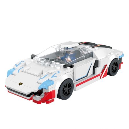 COGO 13443-3 non  GIA SÚC TRĂM TUỔI LAMBO bộ đồ chơi xếp lắp ráp ghép mô hình Speed Champions Racing Cars LAMBORGHINI Đua Xe Công Thức 266 khối
