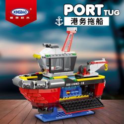 XINGBAO XB-18011 18011 XB18011 non  TÀU KÉO CẢNG bộ đồ chơi xếp lắp ráp ghép mô hình PORT TUG 438 khối