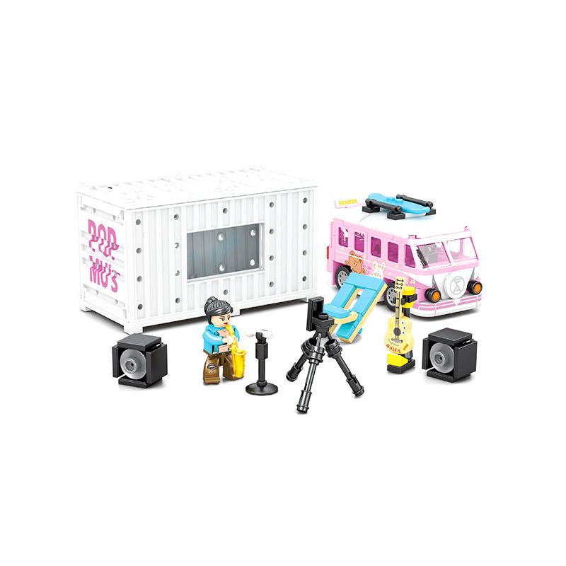 SEMBO WEKKI VIGGI 714511 non  THẾ GIỚI XE SANG HIỆU SUẤT ĐƯỜNG PHỐ bộ đồ chơi xếp lắp ráp ghép mô hình Speed Champions Racing Cars STREET PERFORMANCES Đua Xe Công Thức 261 khối