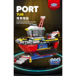 XINGBAO XB-18011 18011 XB18011 non  TÀU KÉO CẢNG bộ đồ chơi xếp lắp ráp ghép mô hình PORT TUG 438 khối