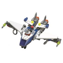 Bozhi 8016 non  MÁY BAY CHIẾN ĐẤU bộ đồ chơi xếp lắp ráp ghép mô hình Creator WINDSTORM FALCON Sáng Tạo 123 khối