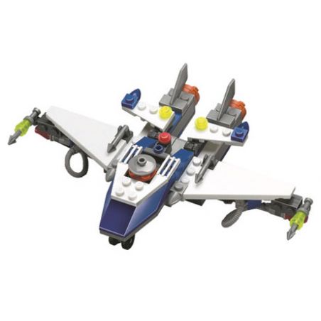 Bozhi 8016 non  MÁY BAY CHIẾN ĐẤU bộ đồ chơi xếp lắp ráp ghép mô hình Creator WINDSTORM FALCON Sáng Tạo 123 khối