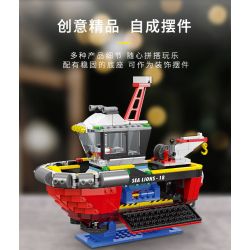 XINGBAO XB-18011 18011 XB18011 non  TÀU KÉO CẢNG bộ đồ chơi xếp lắp ráp ghép mô hình PORT TUG 438 khối