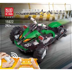 MouldKing 15022 Mould King 15022 non  BA BÁNH bộ đồ chơi xếp lắp ráp ghép mô hình POWER BRICK TRICYCLE 292 khối