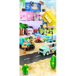 SEMBO WEKKI VIGGI 714511 non  THẾ GIỚI XE SANG HIỆU SUẤT ĐƯỜNG PHỐ bộ đồ chơi xếp lắp ráp ghép mô hình Speed Champions Racing Cars STREET PERFORMANCES Đua Xe Công Thức 261 khối