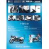 SEMBO 705903 non  XE MÁY CHUNFENG CF400J-3 bộ đồ chơi xếp lắp ráp ghép mô hình Motorcycle Motorbike CFMOTO Xe Hai Bánh 1195 khối