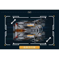 MouldKing 15052 Mould King 15052 non  BÃO SA MẠC bộ đồ chơi xếp lắp ráp ghép mô hình POWER BRICK DESERT STORM 555 khối