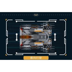 MouldKing 15052 Mould King 15052 non  BÃO SA MẠC bộ đồ chơi xếp lắp ráp ghép mô hình POWER BRICK DESERT STORM 555 khối