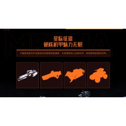 XIAOMI MITU MI ONEBOT XJXL06IQI 06IQI non  TÀU VŨ TRỤ CETUS bộ đồ chơi xếp lắp ráp ghép mô hình  Kỹ Thuật Công Nghệ Cao Mô Hình Phương Tiện 2760 khối