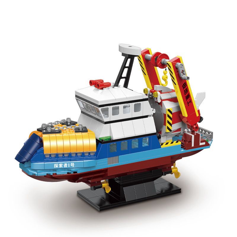 XINGBAO XB-18010 18010 XB18010 non  TÀU NGHIÊN CỨU VÙNG CỰC bộ đồ chơi xếp lắp ráp ghép mô hình POLAR RESEARCH VESSEL 500 khối