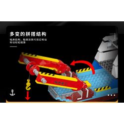 XINGBAO XB-18010 18010 XB18010 non  TÀU NGHIÊN CỨU VÙNG CỰC bộ đồ chơi xếp lắp ráp ghép mô hình POLAR RESEARCH VESSEL 500 khối