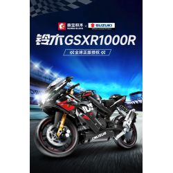 SEMBO 705031 non  SUZUKI GSXR 1000R 1:7 tỷ lệ 1:7 bộ đồ chơi xếp lắp ráp ghép mô hình  Kỹ Thuật Công Nghệ Cao Mô Hình Phương Tiện 794 khối