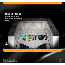 XINGBAO XB-18010 18010 XB18010 non  TÀU NGHIÊN CỨU VÙNG CỰC bộ đồ chơi xếp lắp ráp ghép mô hình POLAR RESEARCH VESSEL 500 khối