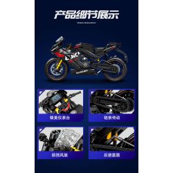 SEMBO 705031 non  SUZUKI GSXR 1000R 1:7 tỷ lệ 1:7 bộ đồ chơi xếp lắp ráp ghép mô hình  Kỹ Thuật Công Nghệ Cao Mô Hình Phương Tiện 794 khối