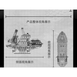 XINGBAO XB-18010 18010 XB18010 non  TÀU NGHIÊN CỨU VÙNG CỰC bộ đồ chơi xếp lắp ráp ghép mô hình POLAR RESEARCH VESSEL 500 khối